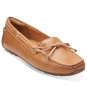 Clarks Dunbar Racer Loafer in Cognac 7.5